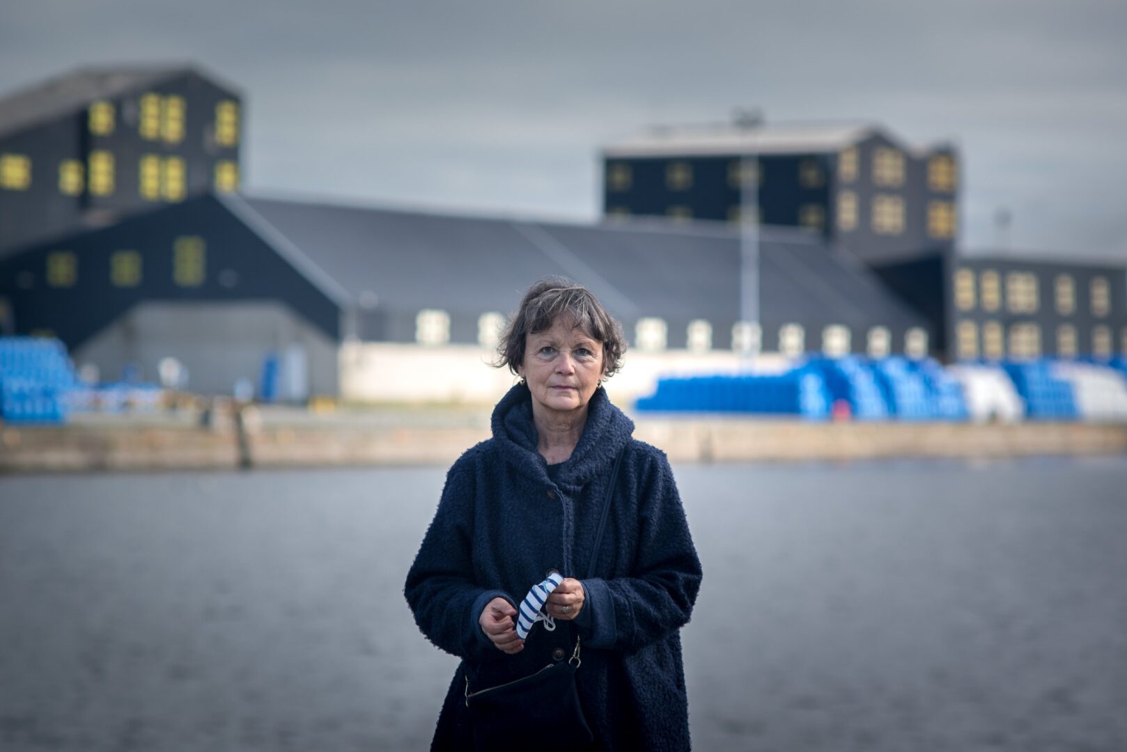 Rozenn Perrot, représentante d'Eau et rivières de Bretagne à la commission de suivi des sites de la Timac à Saint-Malo - Photo Jean-Philippe Corre - Splann !