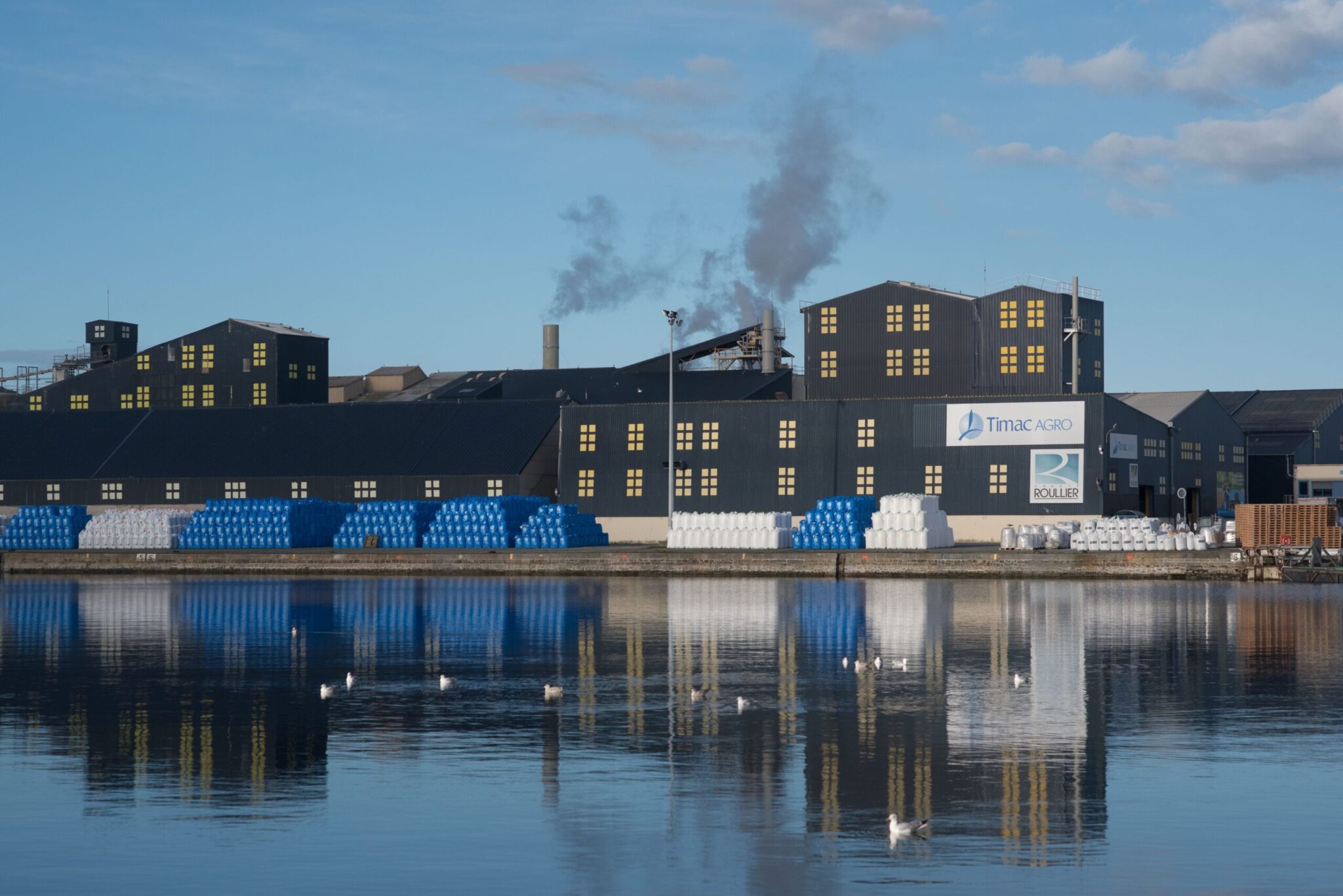 Usine Timac agro du port de Saint-Malo - Photo : Jean-Philippe Corre - Splann !