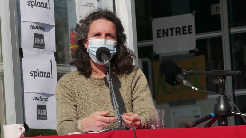 210414 - Réunion publique Carré Magique Lannion Morgan Large interrogée par Sylvain Ernault 01