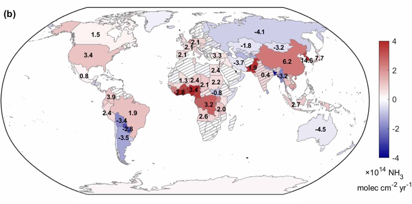 220406 - Splann ! Global, regional and national trends of atmospheric ammonia derived from a decadal (2008–2018) satellite record Environmental Research Letters