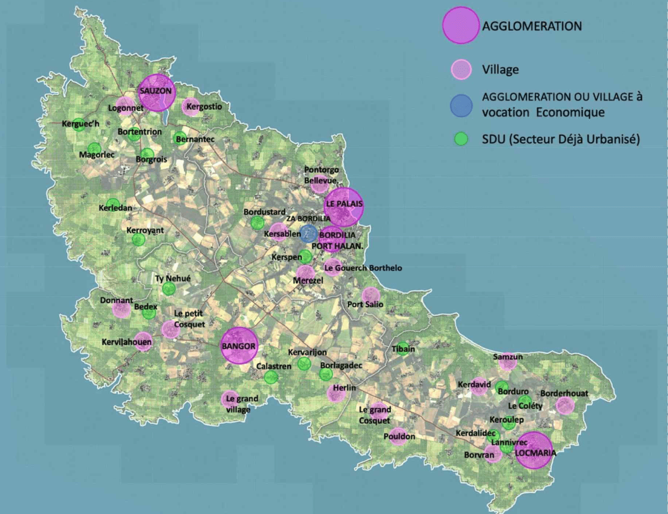 230810 - MRAE Bretagne Elaboration du PLU de Sauzon Belle-Île-en-Mer Localisation des secteurs urbanisés en pays d'Auray-min