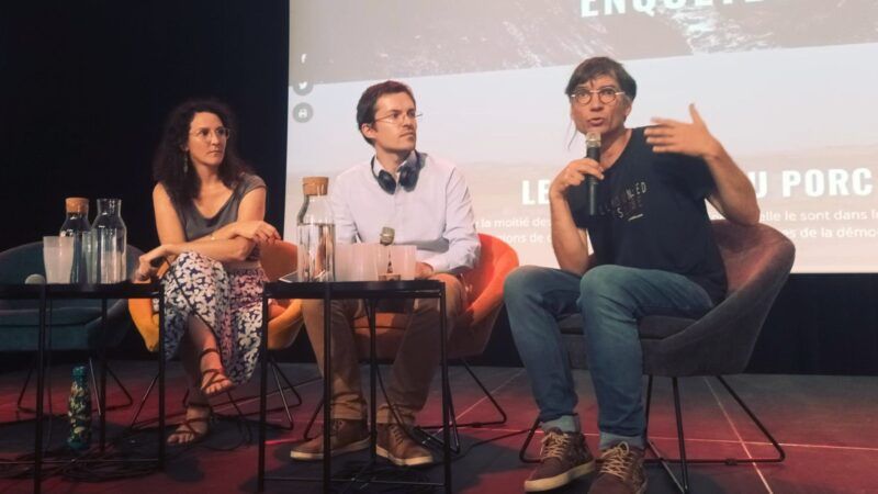 230915 Splann ! Quinze Ans De Mediapart Conférence Julie Lallouêt Geffroy Sylvain Ernault Et Kristen Falc'hon