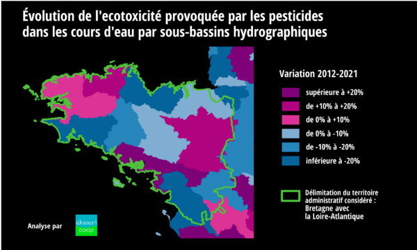 [Exclusif] La contamination des cours d’eau par les pesticides stagne en Bretagne