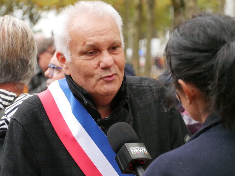 Thierry Noguet, maire de Montoir-de-Bretagne, a reçu plusieurs menaces de mort dans le cadre du dossier Yara. Crédits : Samy Archimède.