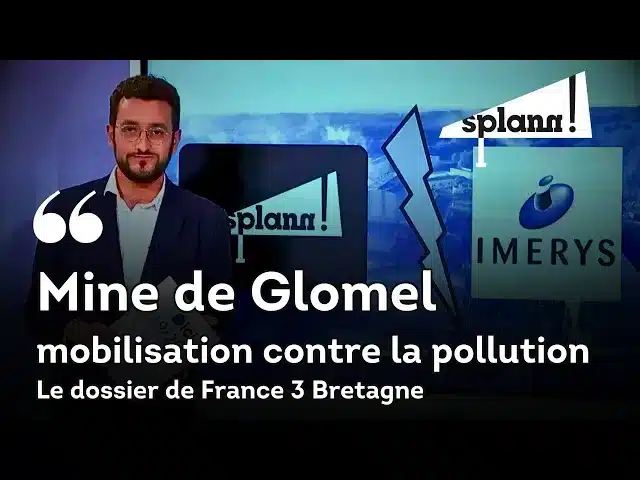 Prévisualisation de Mobilisation à Glomel contre les rejets polluants de la mine d’Imerys / France 3 Bretagne