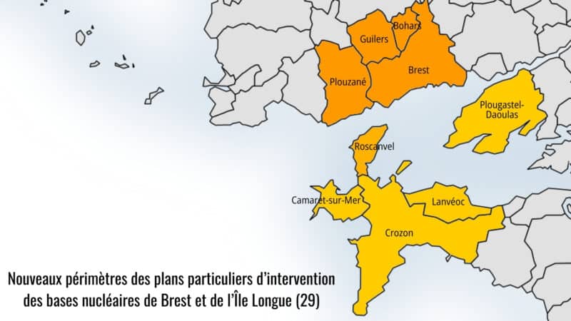 250228 Splann ! Carte Finistère Plan Particulier D'intervention Nucléaire Brest Et L'Île Longue Fr