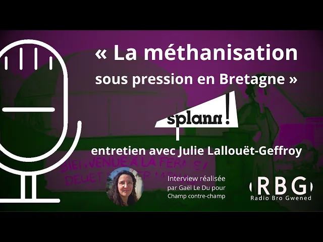 « Les agriculteurs perdent la main sur la méthanisation », Julie Lallouët-Geffroy sur RBG