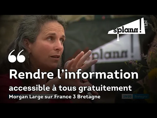 « Splann ! » fête cinq ans d’enquêtes en Bretagne avec ses soutiens à Châteaulin, France 3 Bretagne