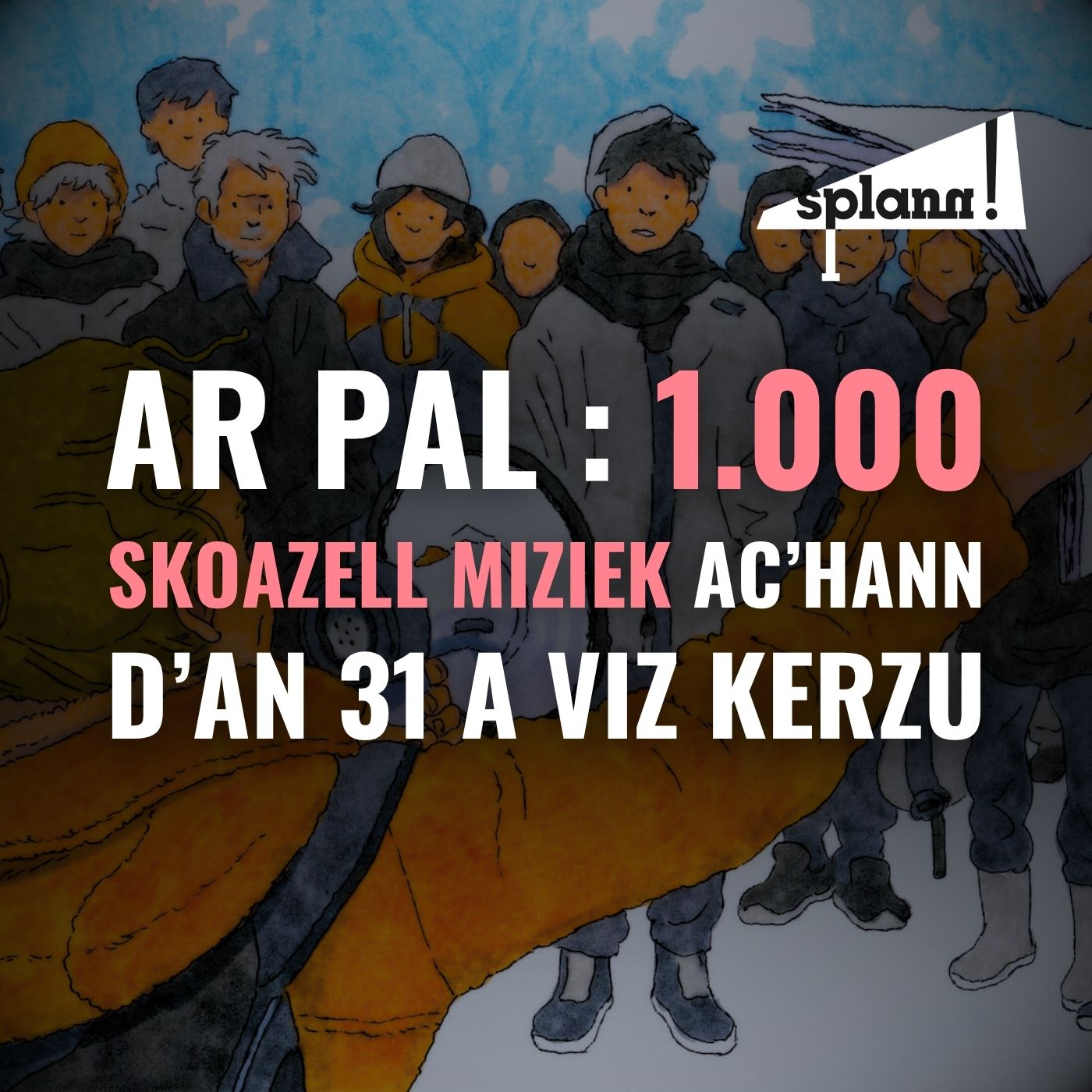 Harpit « Splann ! » evit lakaat da greskiñ ur media enklask dizalc’h el linenn e Breizh