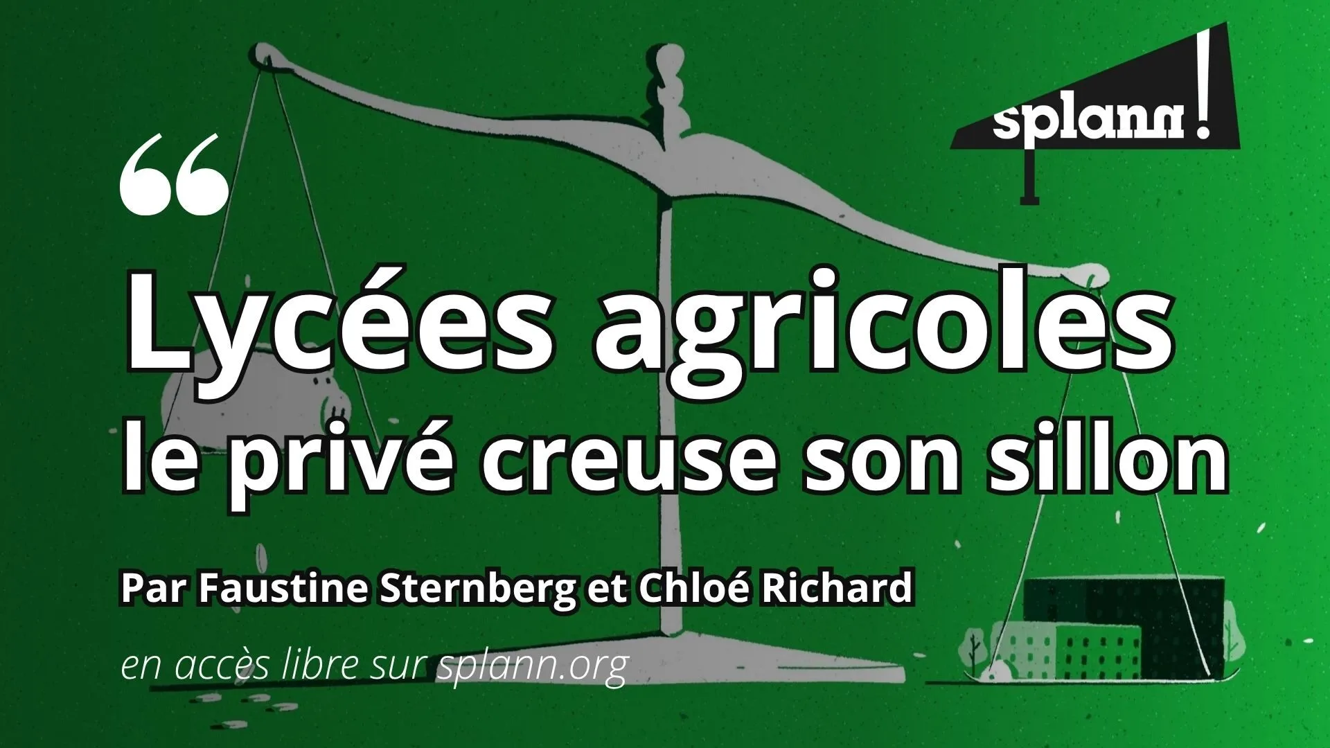 Lycées agricoles bretons : le privé creuse son sillon, une enquête de Faustine Sternberg et Chloé Richard