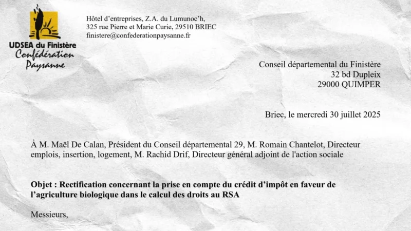 251024 Splann ! Actualités RSA Finistère Courrier Confédération Paysanne (1920x1080)