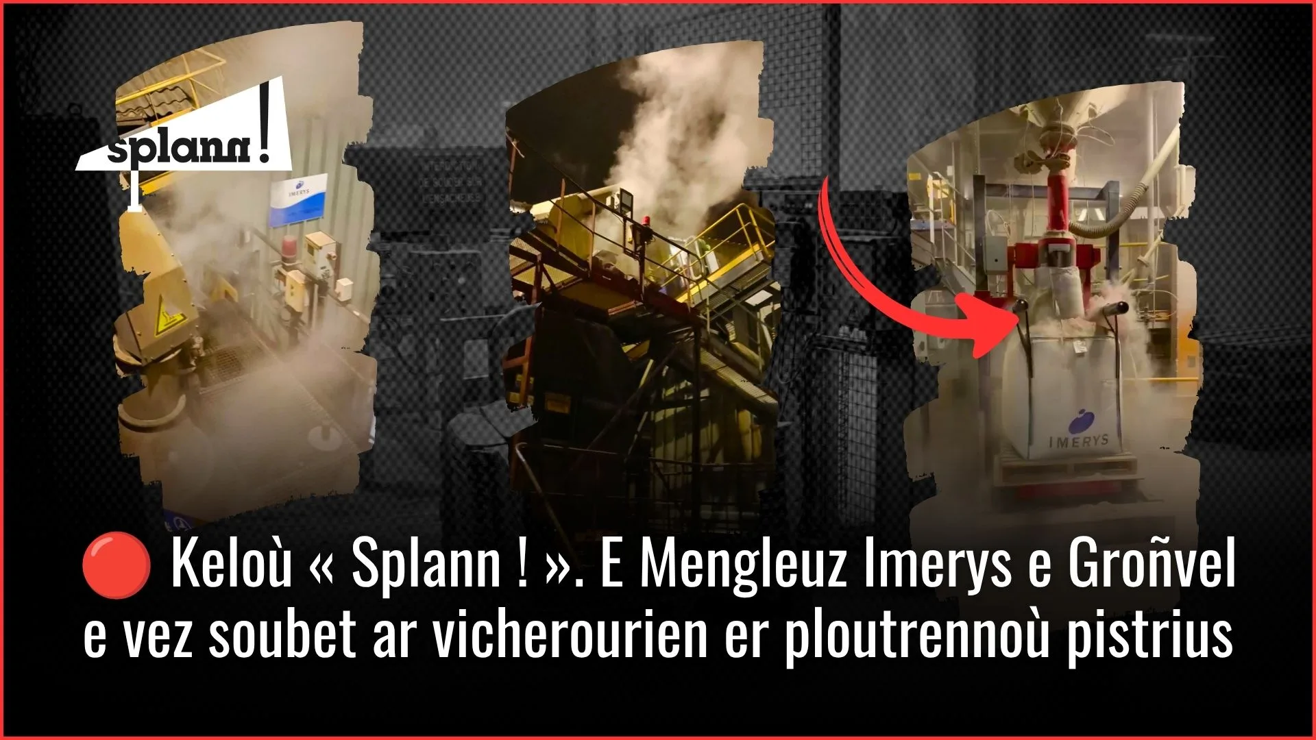 E Mengleuz Imerys e Breizh e vez soubet ar vicherourien er ploutrennoù pistrius